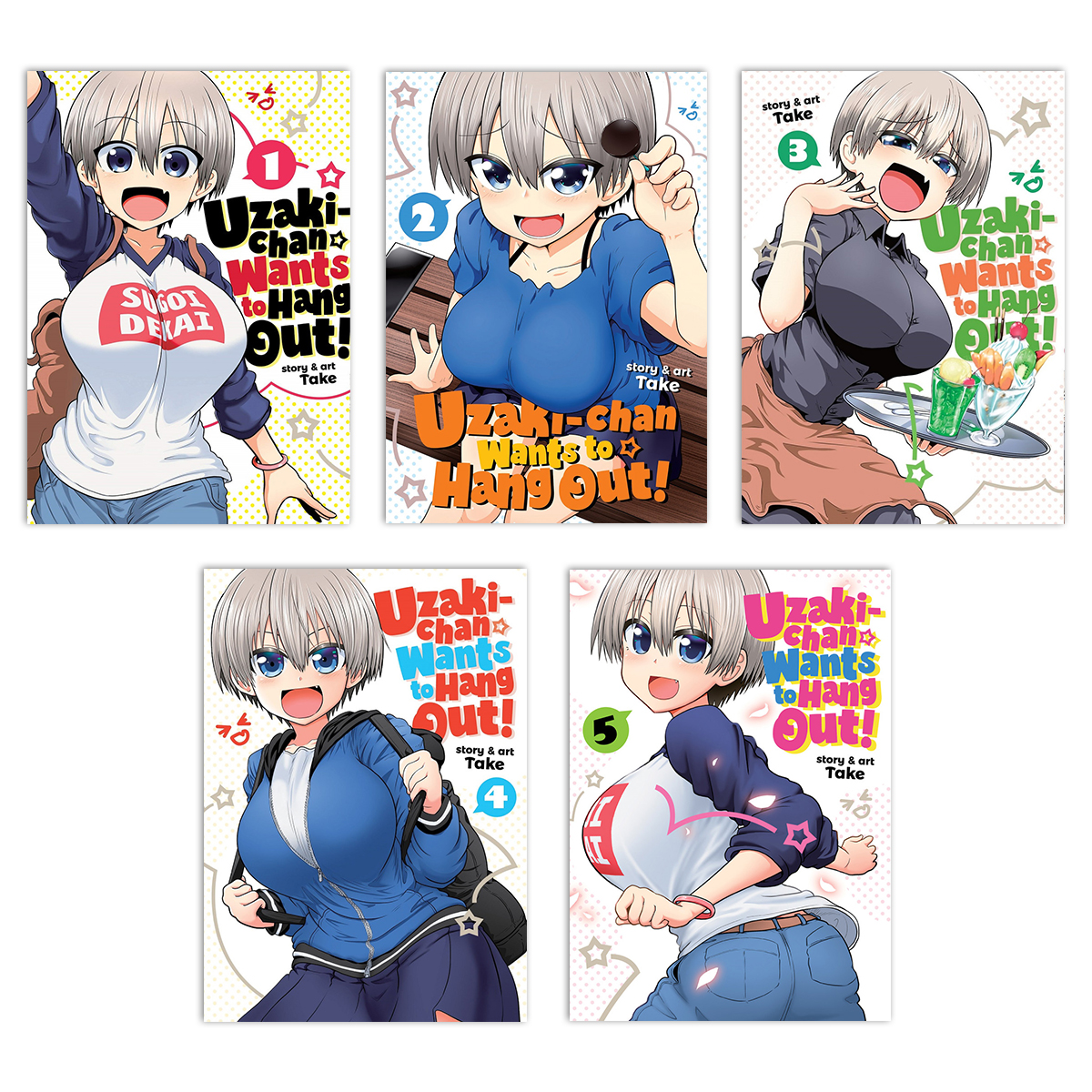 Uzaki-chan Wants to Hang Out! Manga (1-5) Bundle | Crunchyroll Store
