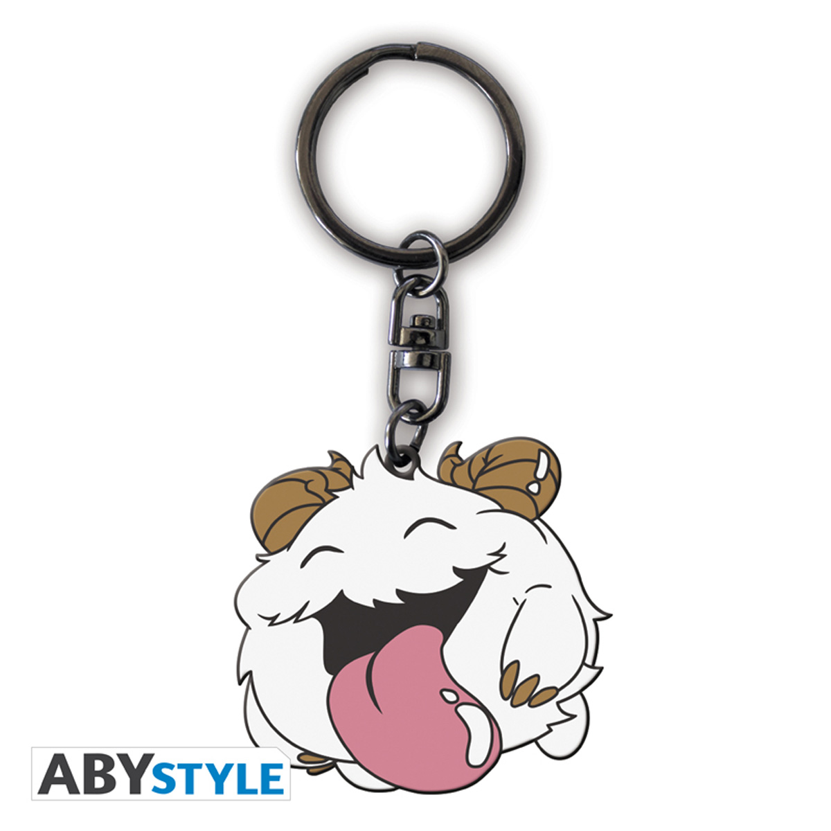 Poro League of Legends Metal Keychain image count 0