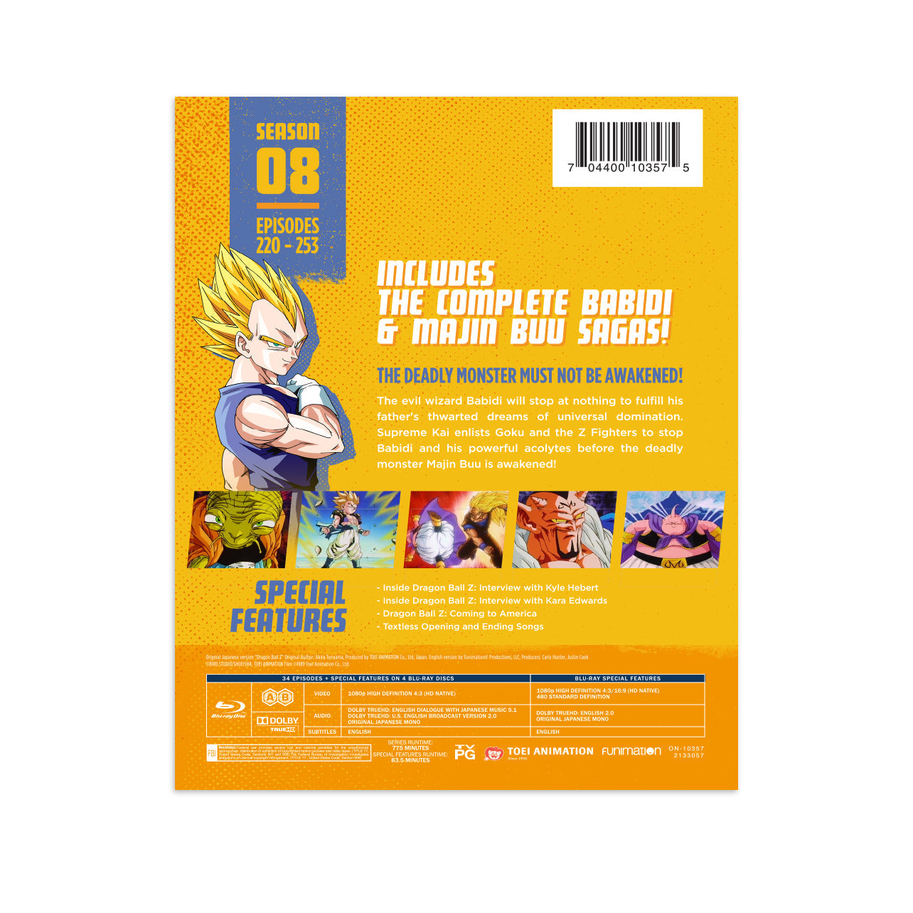 Dragon Ball Z - 4:3 Steelbook - Season 8 - Blu-ray | Crunchyroll Store