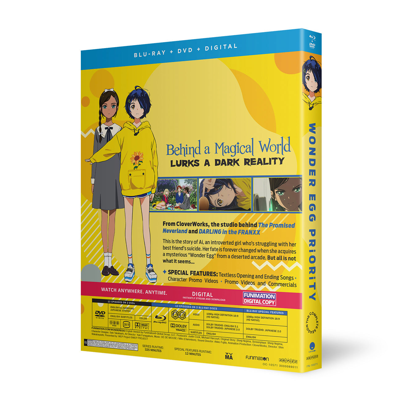 Wonder Egg Priority - The Complete Season - Blu-ray + DVD