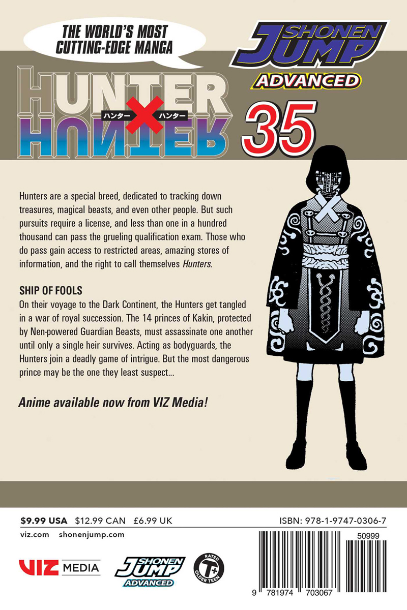Hunter X Hunter manga Vol 1-6,8-36 English New Viz 35 books (Missing #7)