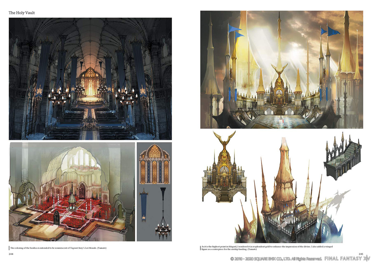 Final Fantasy XIV Heavensward The Art of Ishgard Stone and Steel Artbook image count 6