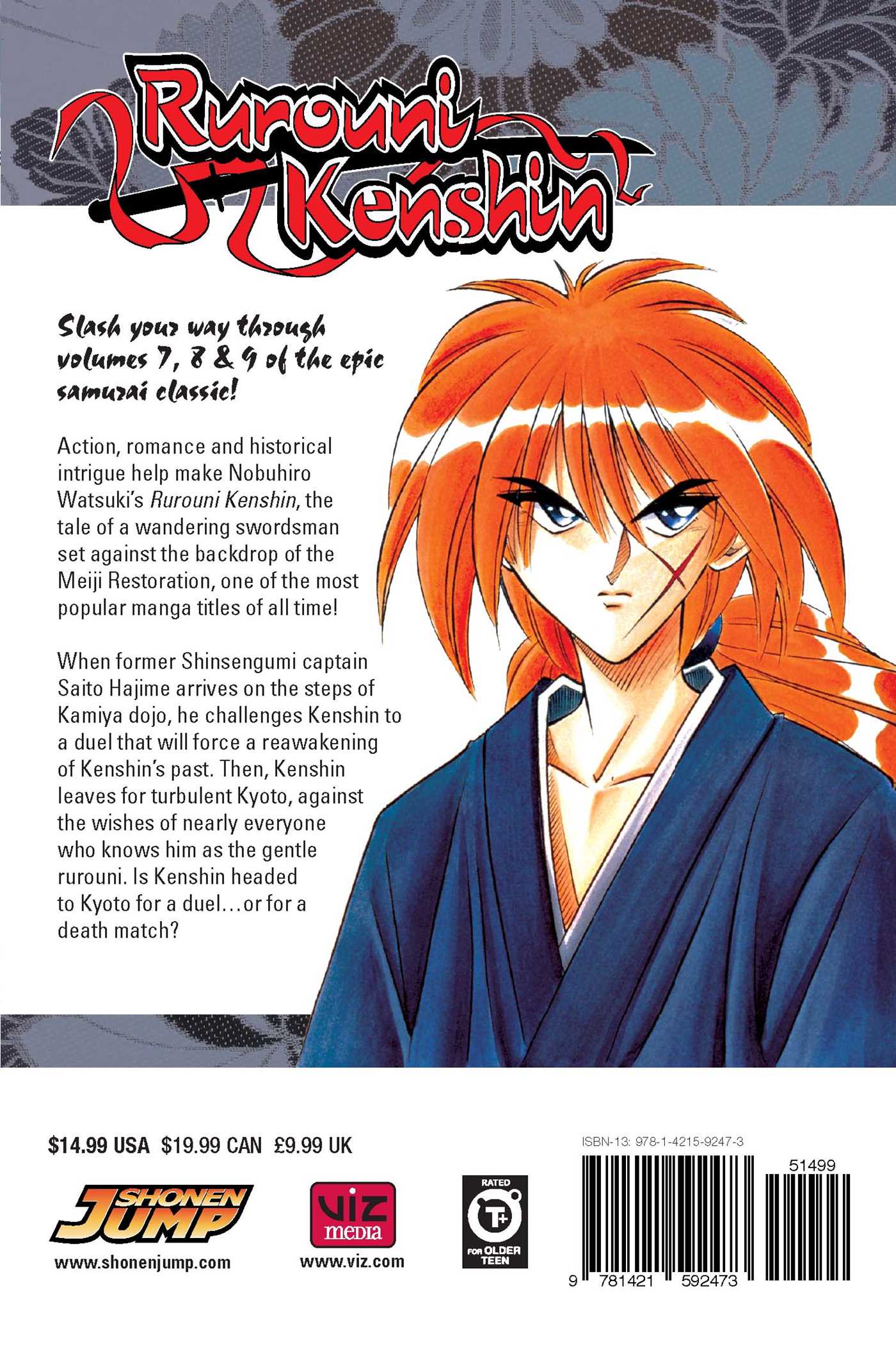 Rurouni Kenshin 3-in-1 Edition Manga Volume 8