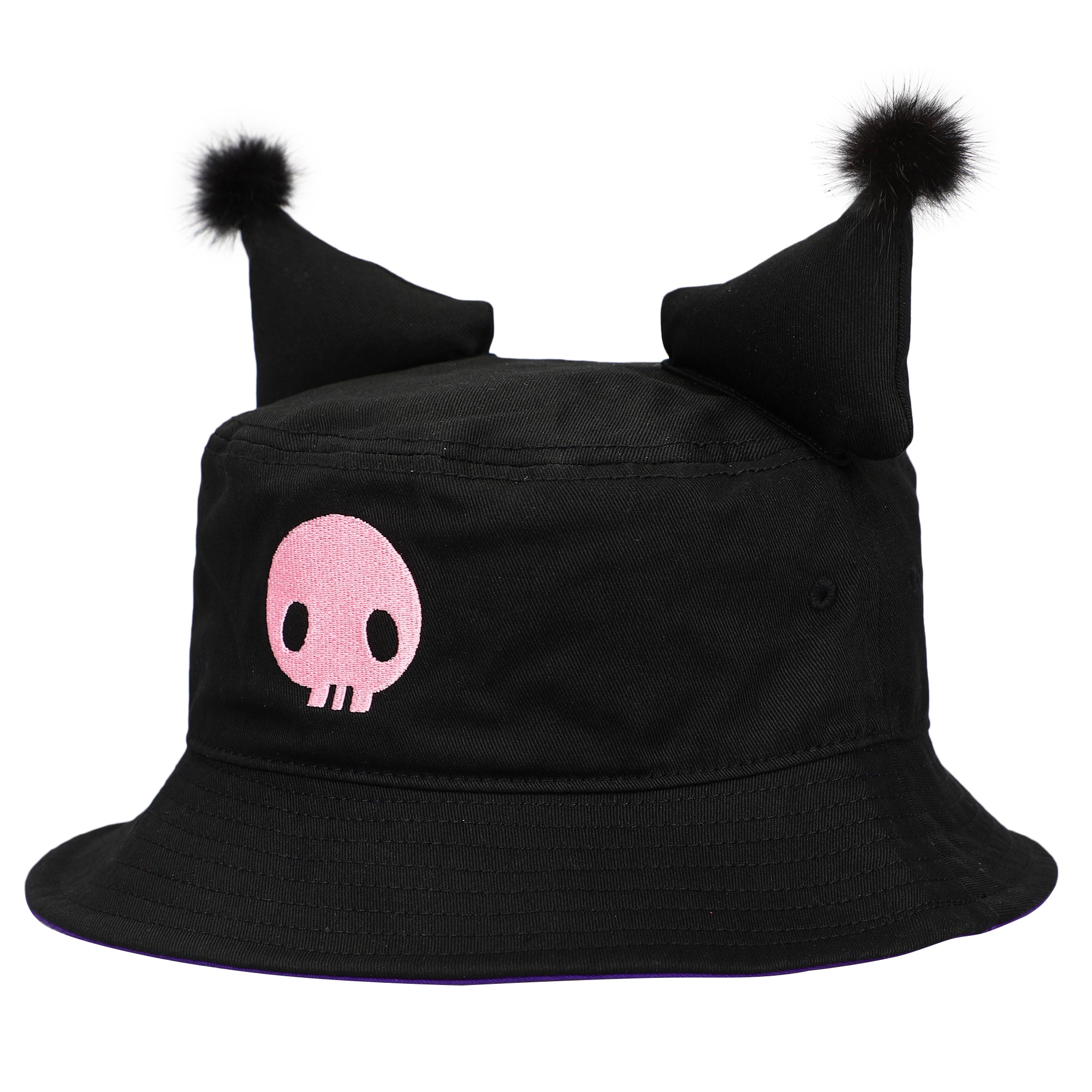 Sanrio - Kuromi Logo 3D Ears Bucket Hat image count 1