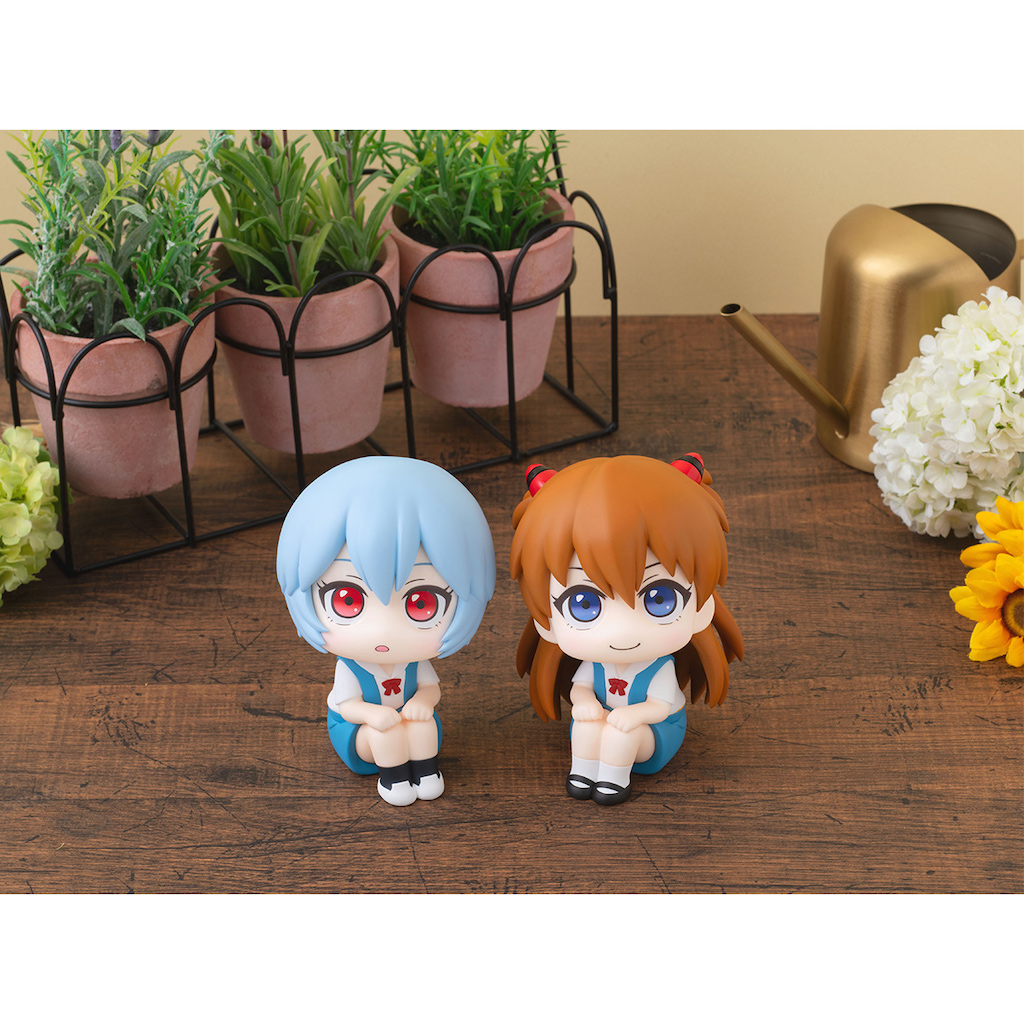 Pack figures Rei Ayanami & Shikinami Asuka Langley, With Gift Look Up -  Evangelion: 3.0+1.0 Thrice Upon a Time - Megahouse