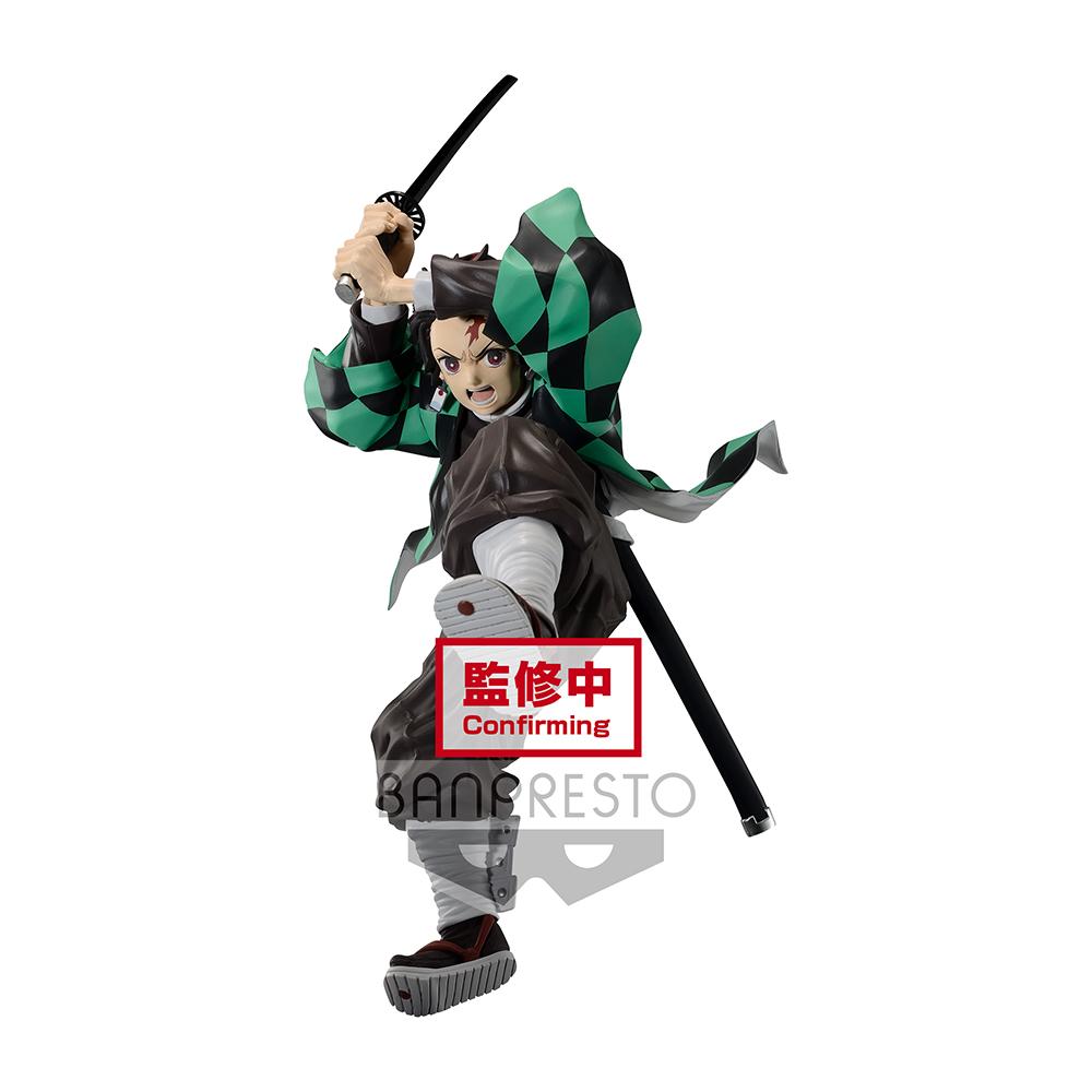 Boneco Demon Slayer Kimetsu no Yaiba Tanjiro Kamado Maximatic Bandai  Banpresto