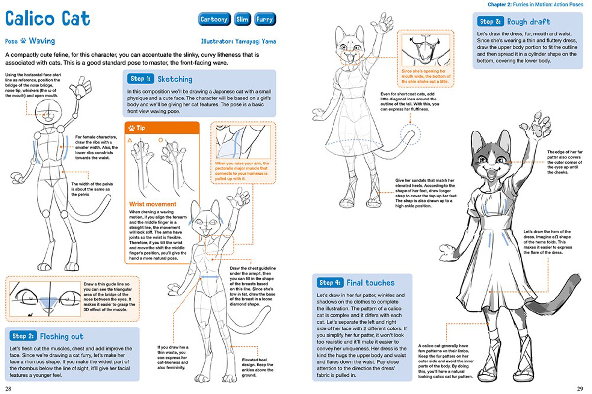 How to Draw Cats and Dogs: A Guided Workbook for Sketching Furry