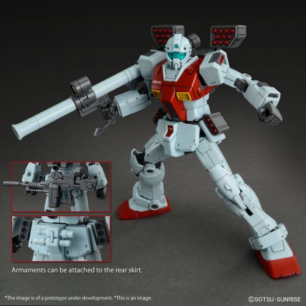 Mobile Suit Gundam The Origin MSD - GM (Shoulder Cannon/Missile Pod) HG 1/144 Model Kit image count 5