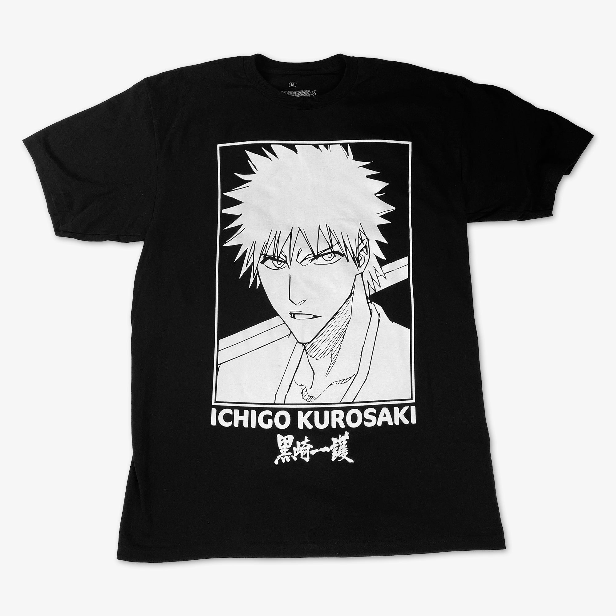 Bleach Anime T-Shirt Large White 100% Cotton Ripple Junction Graphic Logo  Tee