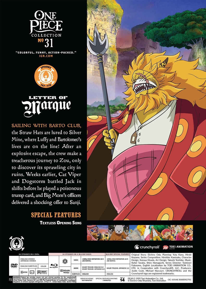 One Piece Collection 31 Blu-ray/DVD image count 1