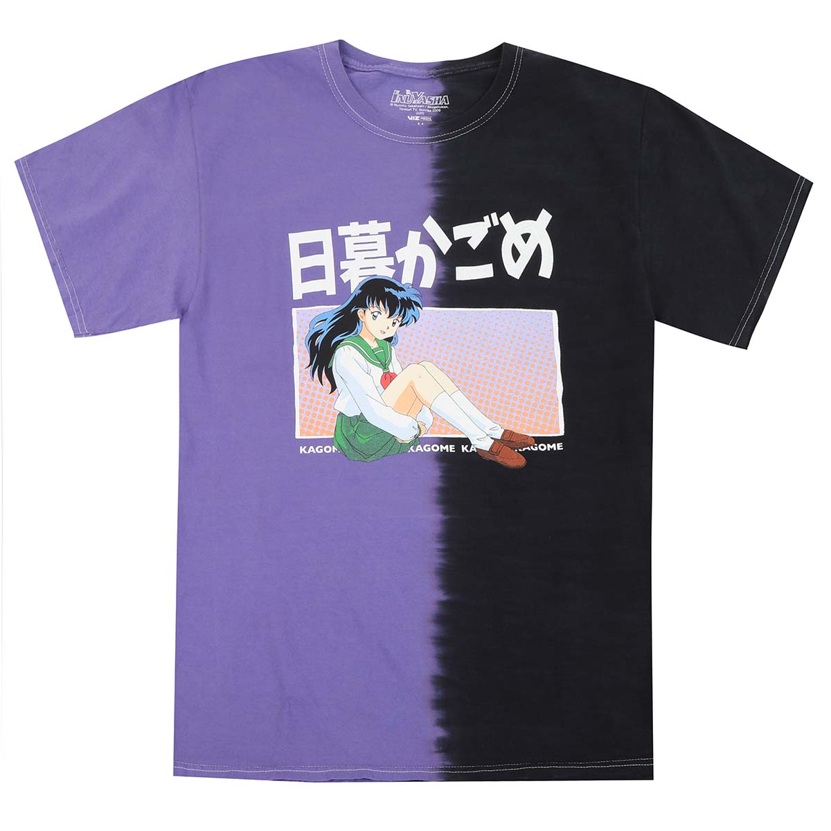 Inuyasha - Kagome Kanji Split Dye T-Shirt - Crunchyroll Exclusive! image count 0