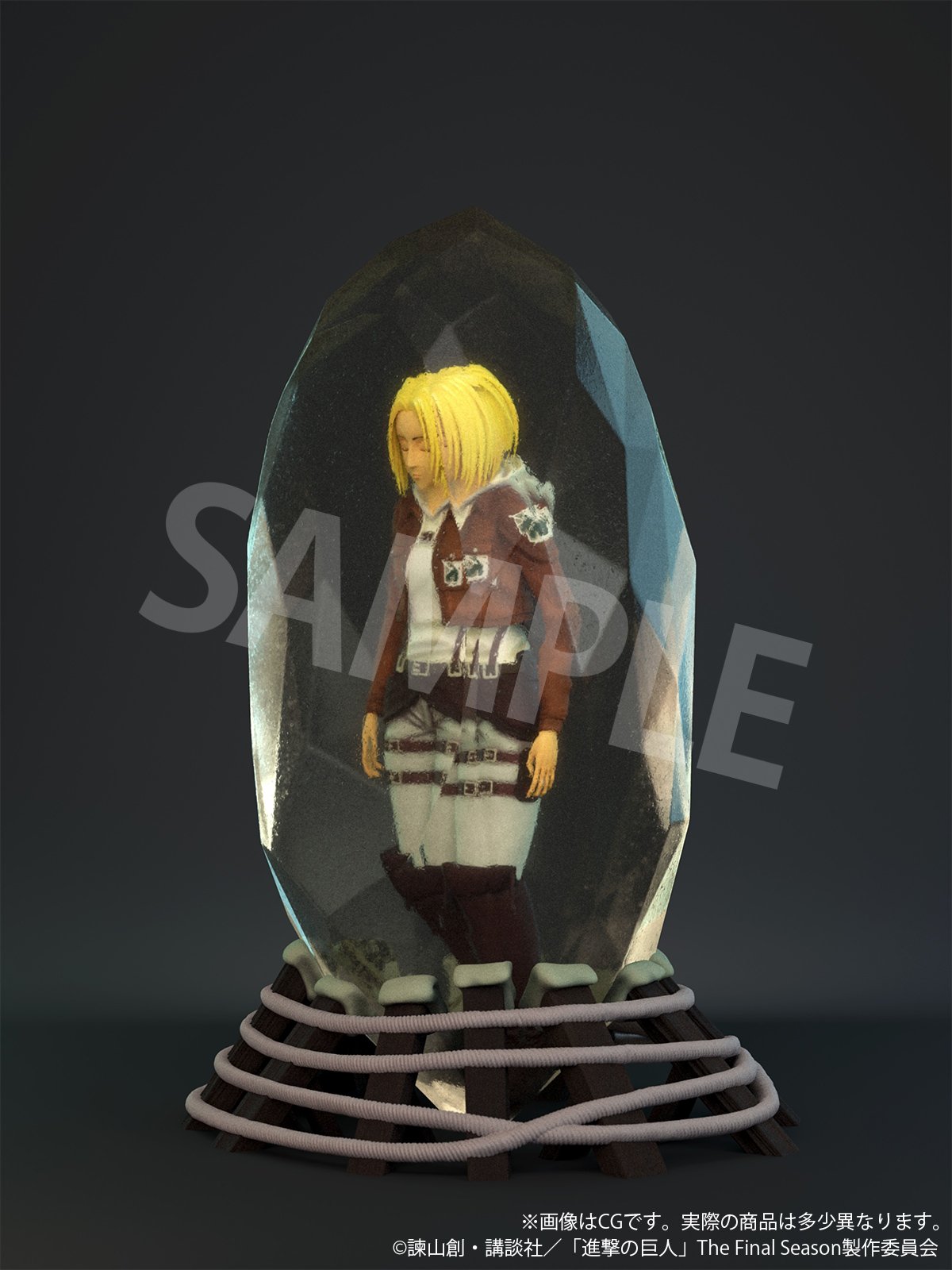 Attack on Titan - Annie Leonhart 3D Crystal Figure image count 3