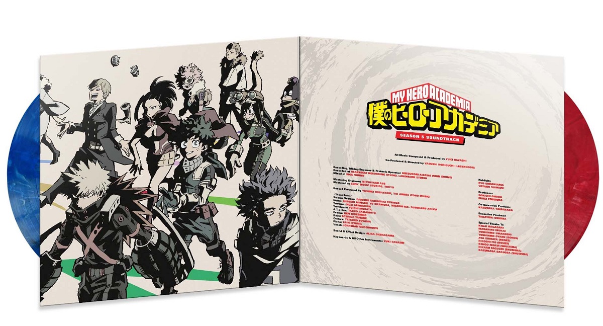 YUKI HAYASHI - MY HERO ACADEMIA SEASON 5 O.S.T. (Colored Vinyl