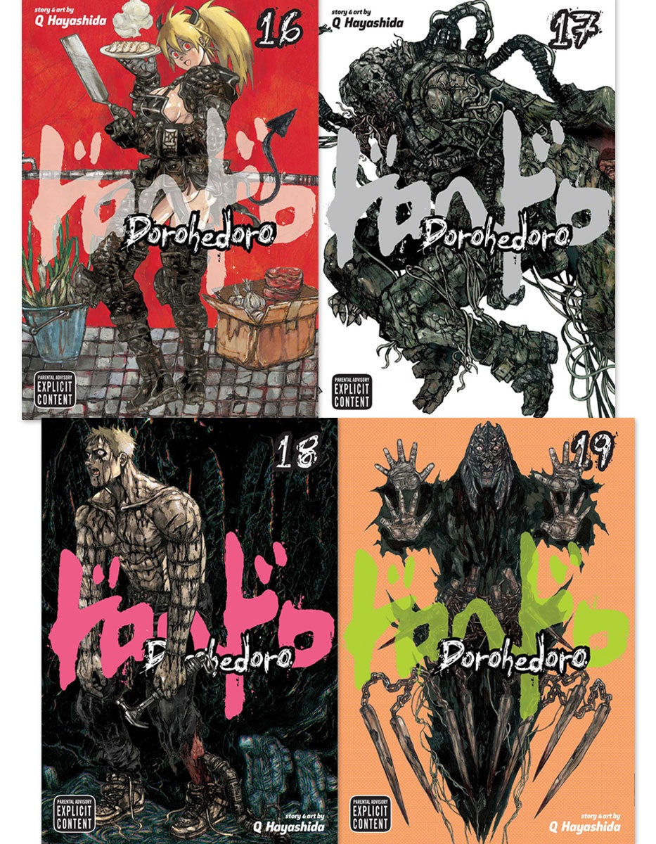 Dorohedoro Manga (16-19) Bundle 