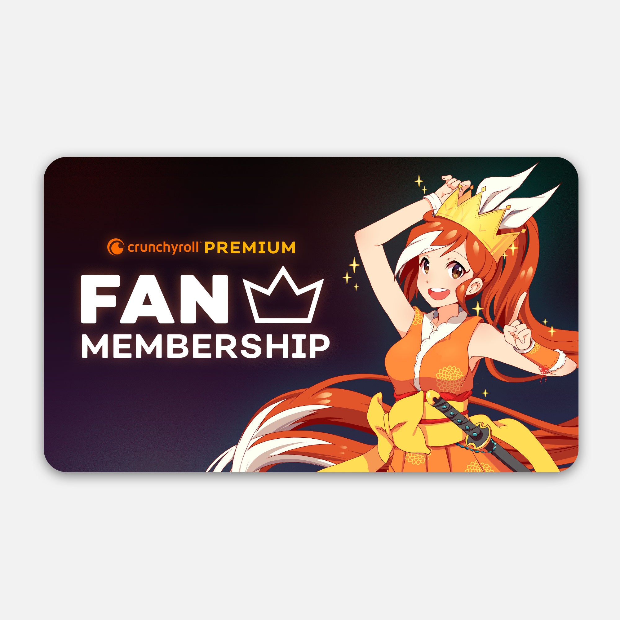 Premium Streaming Membership Digital Gift Fan Tier Crunchyroll Store