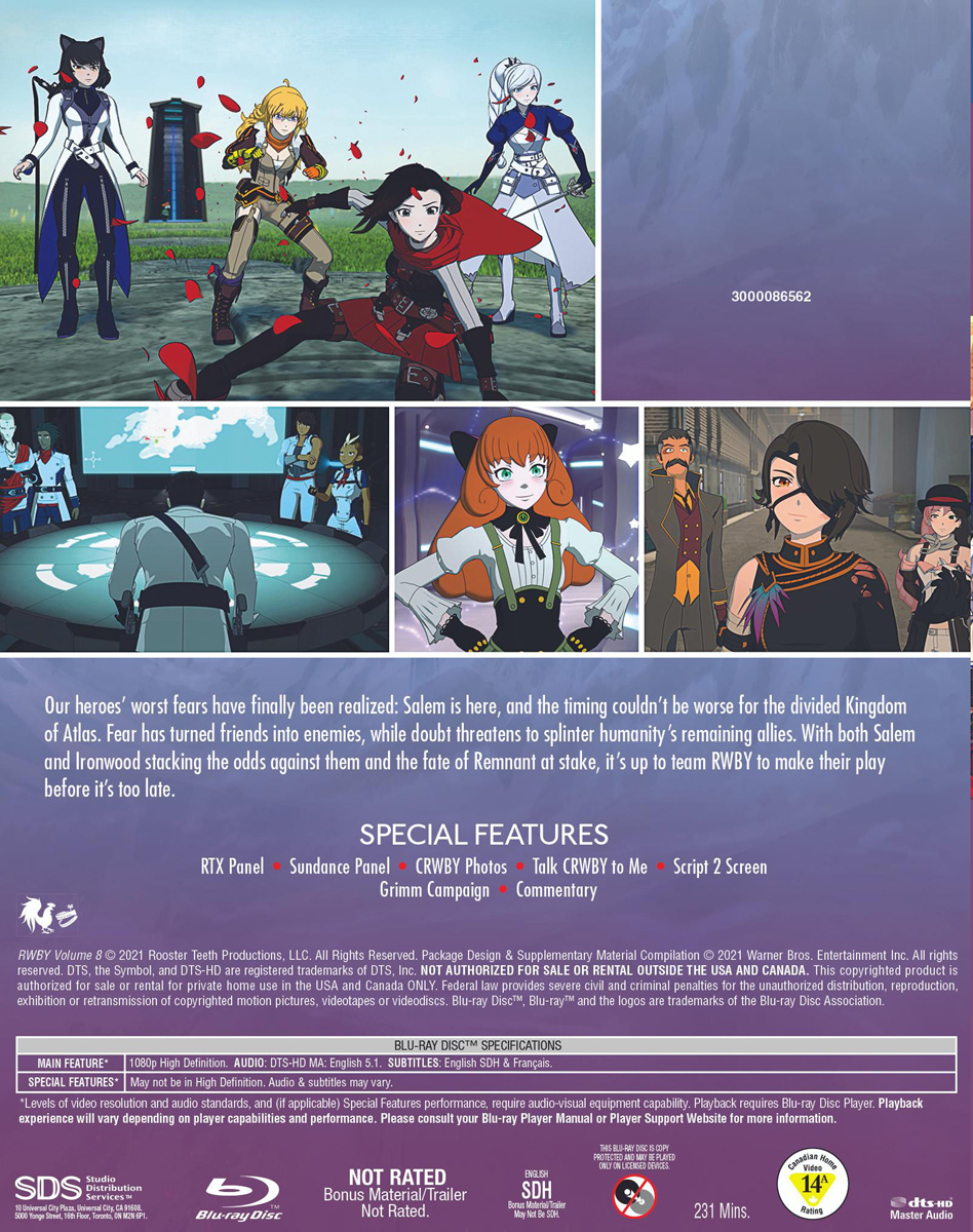 RWBY Volume 8 Blu-ray | Crunchyroll Store