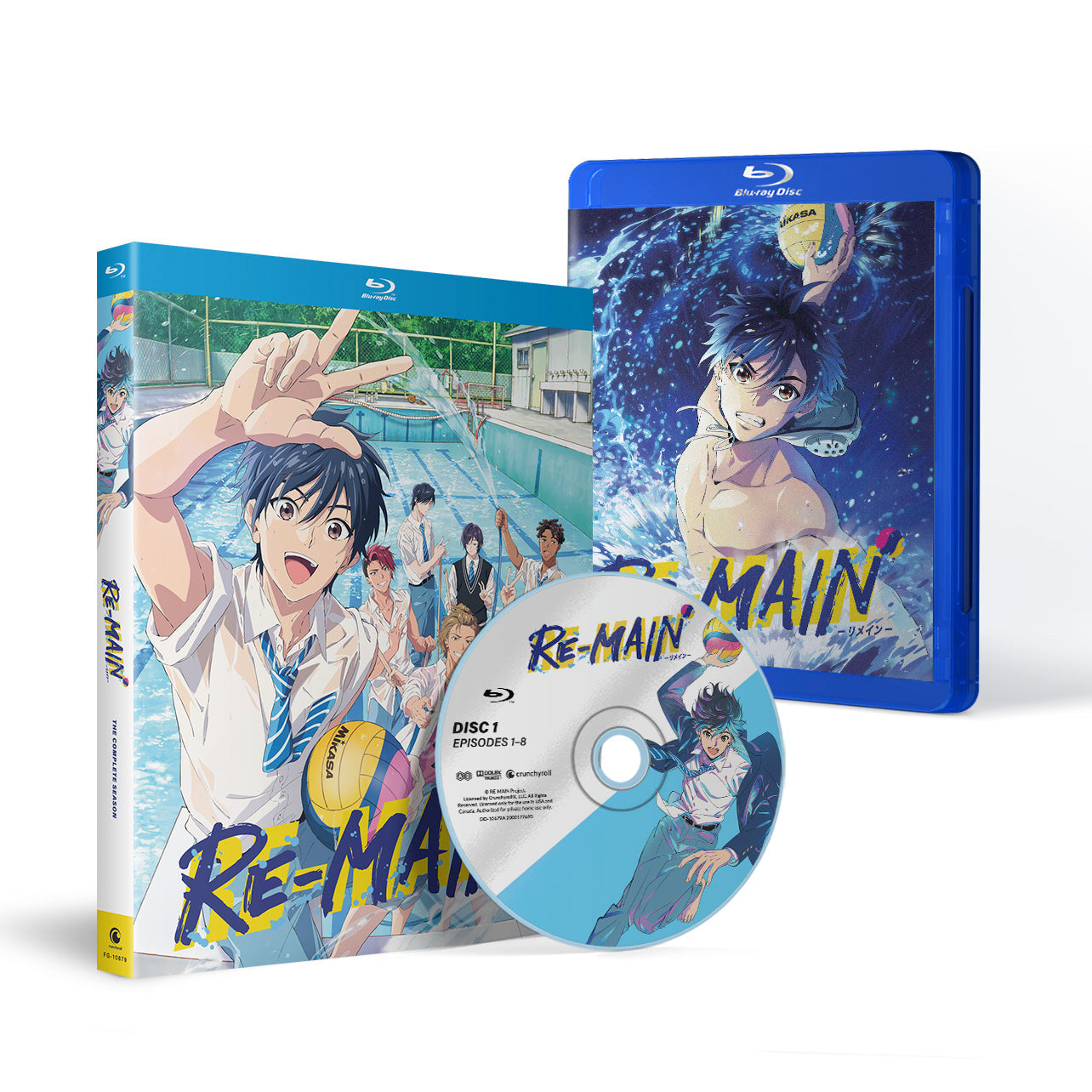 RE-MAIN Episode 2 - Minato Gets Back in the Water - Anime Corner