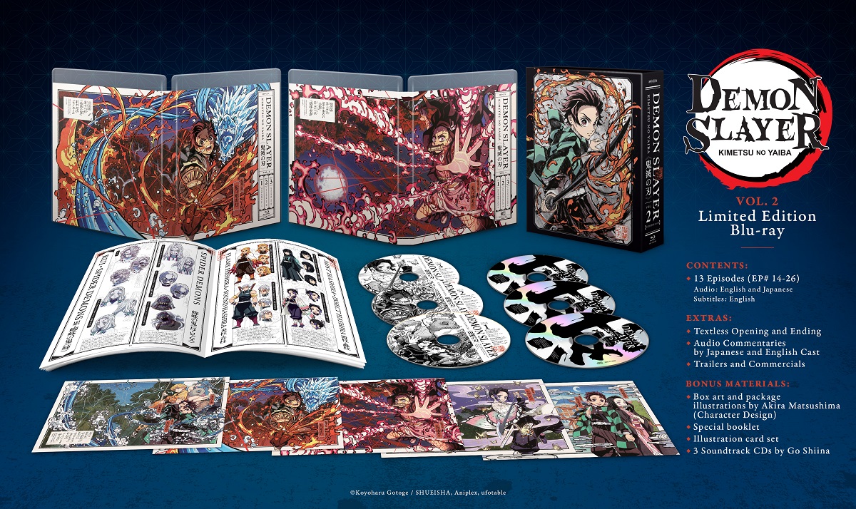 Demon Slayer Kimetsu no Yaiba Volume 2 Limited Edition Blu-ray image count 1