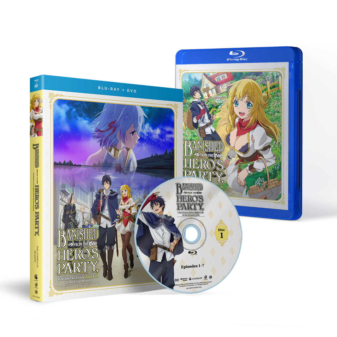 Banished from the Hero's Party I Decided to Live a Quiet Life in the Countryside - The Complete Season - Blu-ray + DVD image count 0