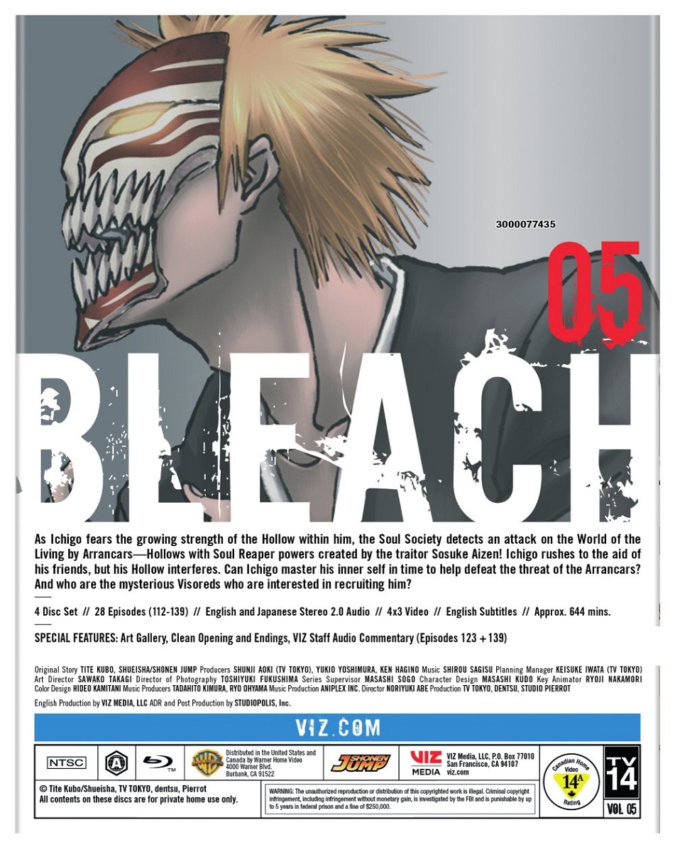 Bleach Set 5 Blu-ray | Crunchyroll Store