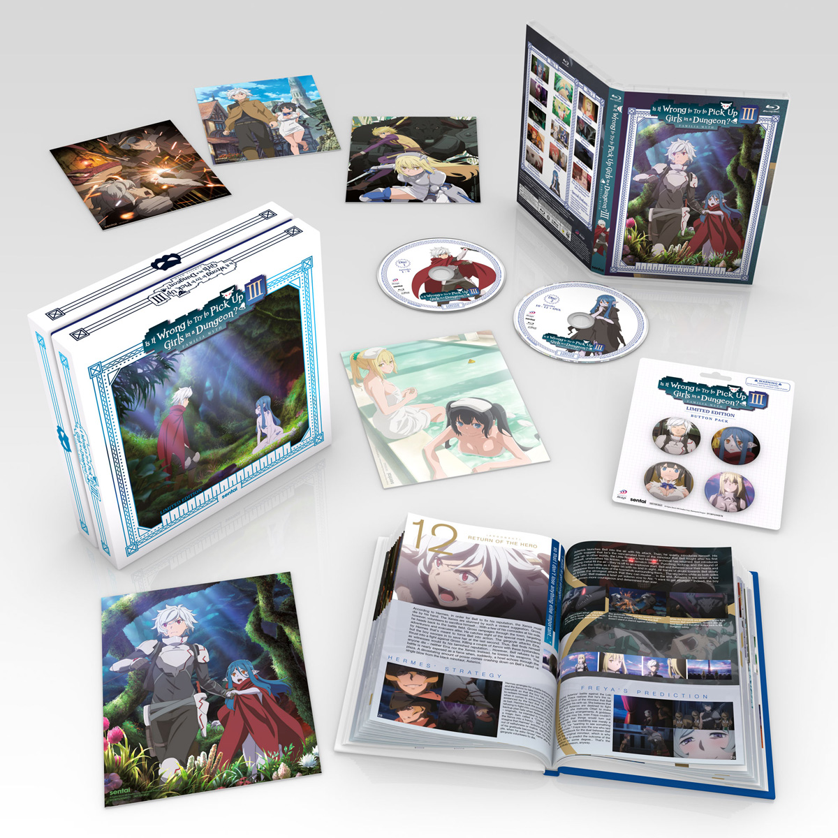 Is It Wrong to Try to Pick Up Girls in a Dungeon?! Season 4 Part 1 Blu-ray